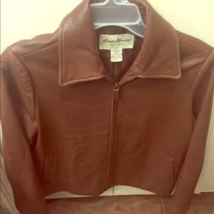 Eddie Bauer Genuine Lamb Leather Jacket
